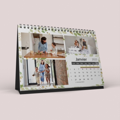 Calendrier LUXE PANO de bureau