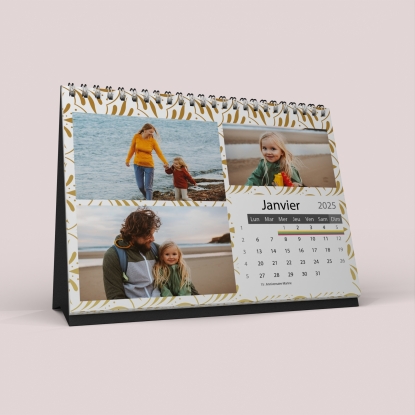 Calendrier LUXE PANO de bureau