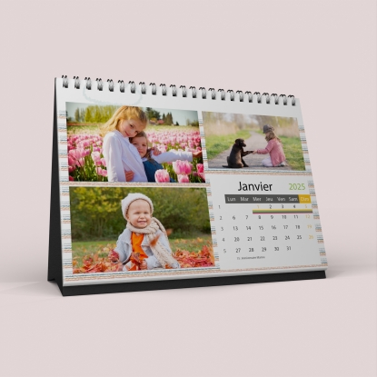 Calendrier LUXE PANO de bureau