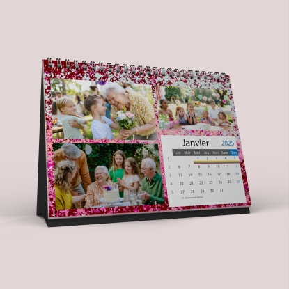 Calendrier LUXE PANO de bureau