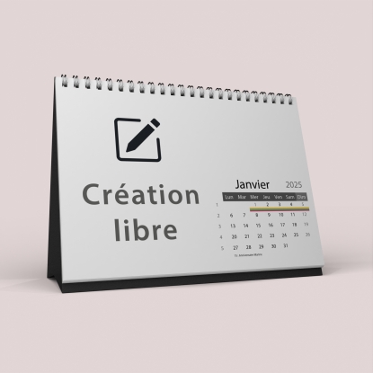 Calendrier LUXE PANO de bureau