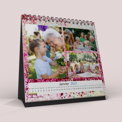 Calendrier LUXE CARRE de bureau