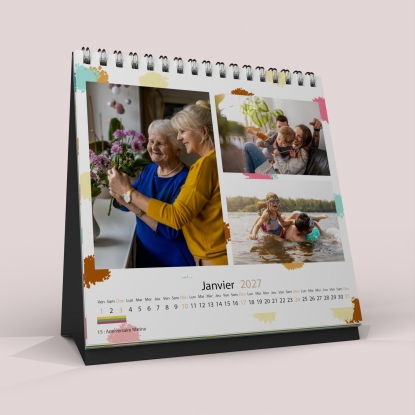 Calendrier LUXE CARRE de bureau
