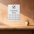 Calendrier poster photo