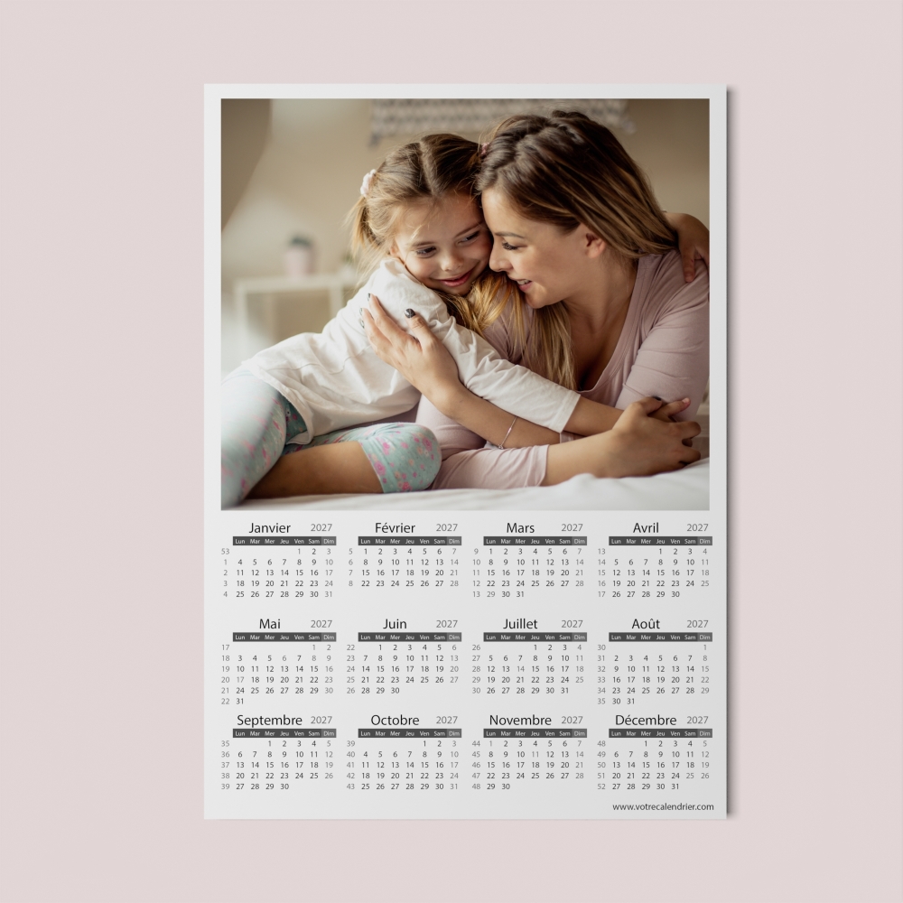 Calendrier poster photo