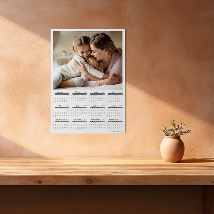 Calendrier poster photo
