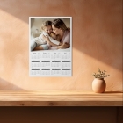 Calendrier poster photo