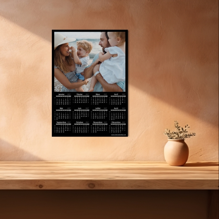 Calendrier poster photo