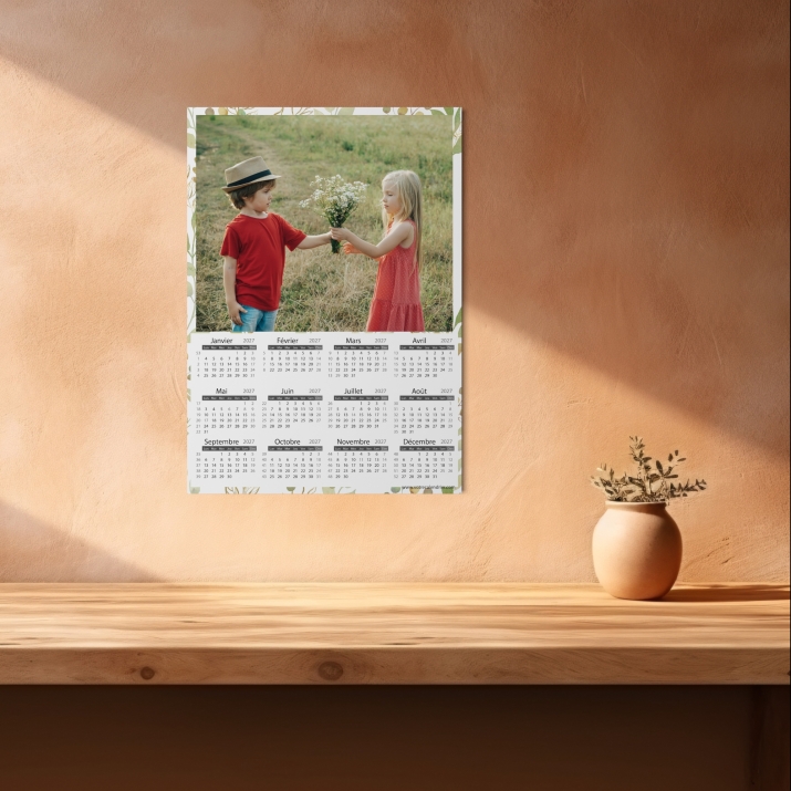 Calendrier poster photo