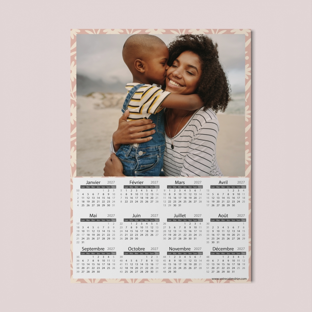Calendrier poster photo