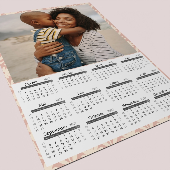 Calendrier poster photo