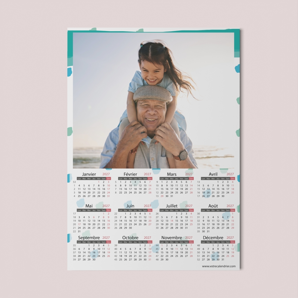 Calendrier poster photo