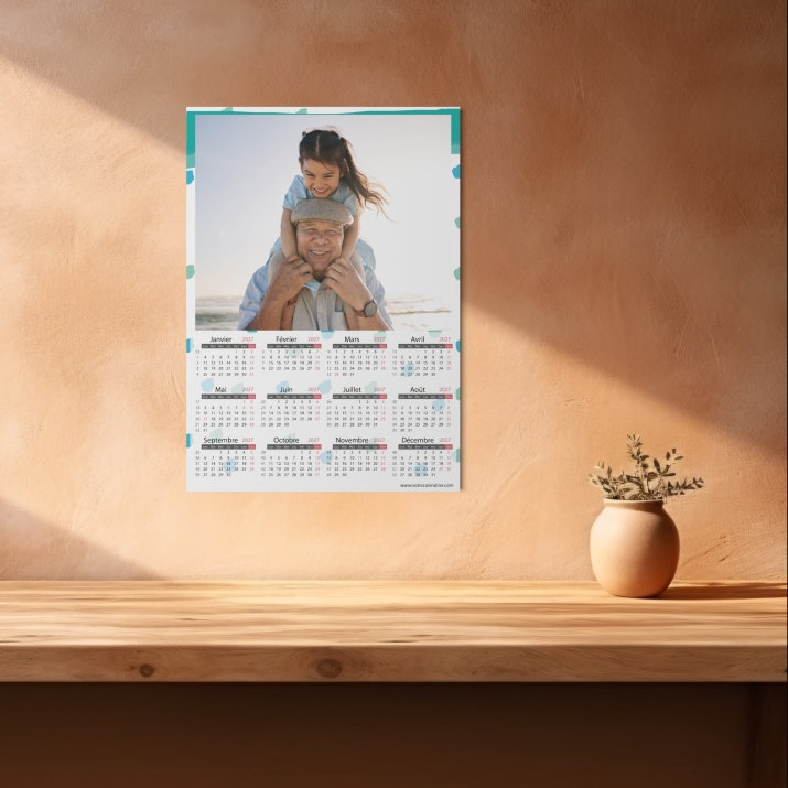 Calendrier poster photo