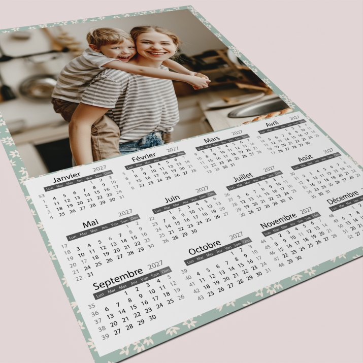 Calendrier poster photo