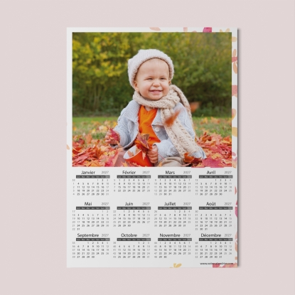 Calendrier poster photo