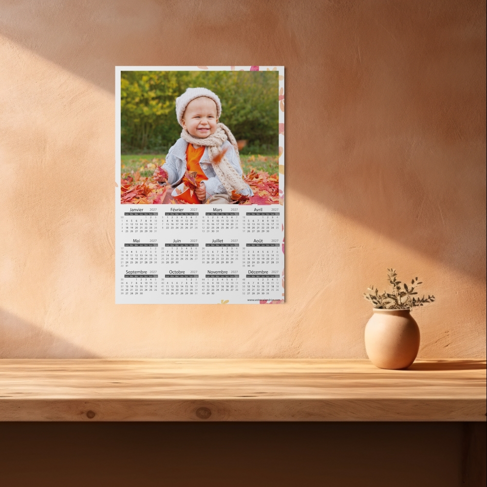 Calendrier poster photo