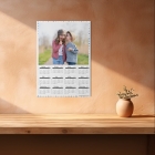 Calendrier poster photo