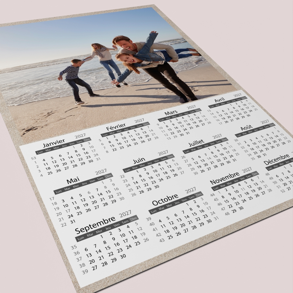 Calendrier poster photo