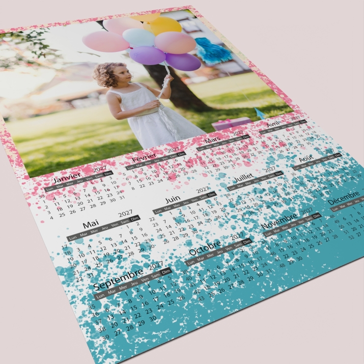 Calendrier poster photo