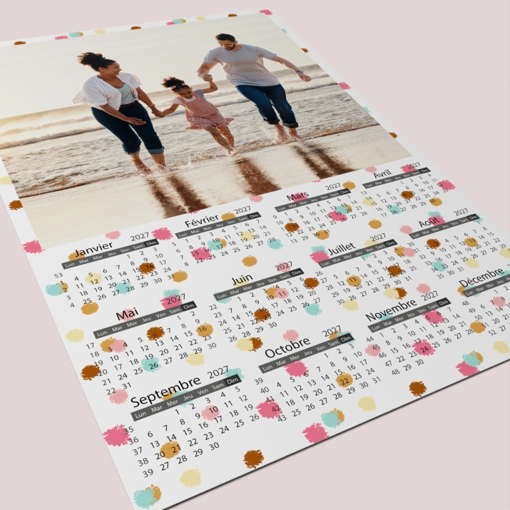 Calendrier poster photo