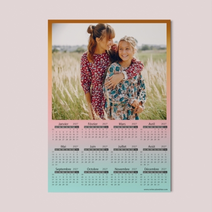 Calendrier poster photo