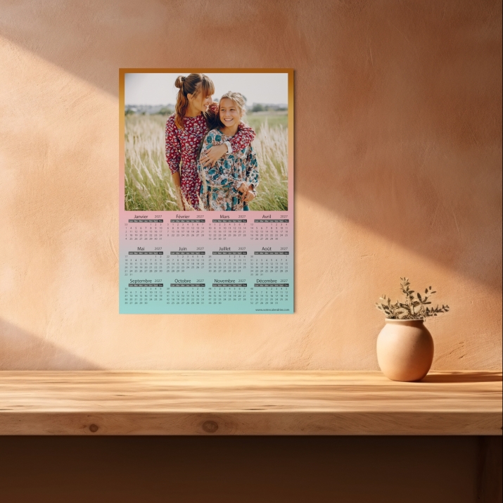 Calendrier poster photo