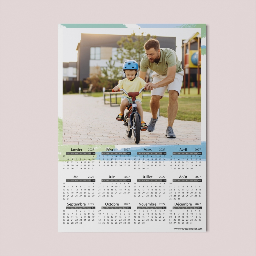Calendrier poster photo