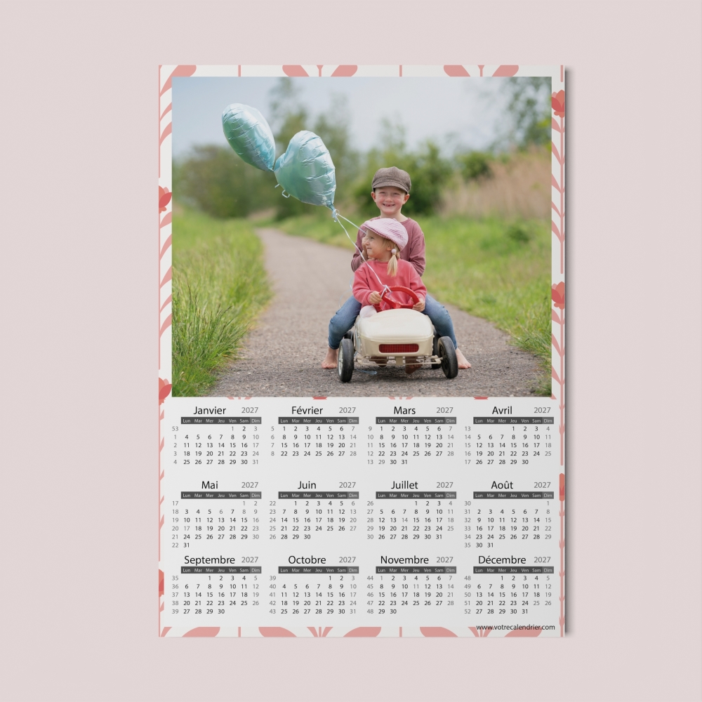 Calendrier poster photo