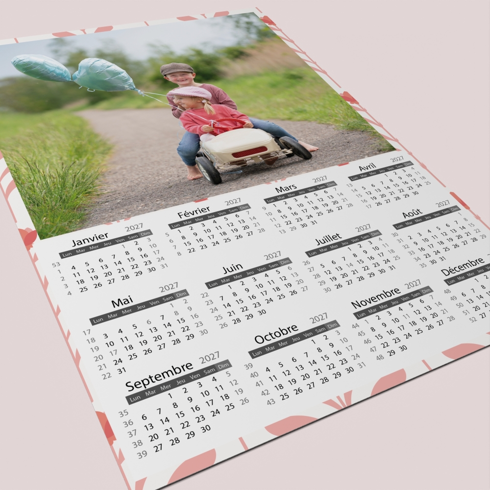 Calendrier poster photo