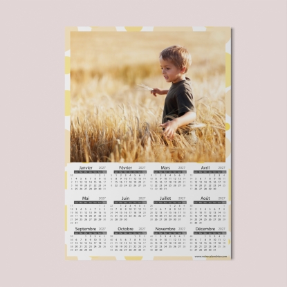 Calendrier poster photo