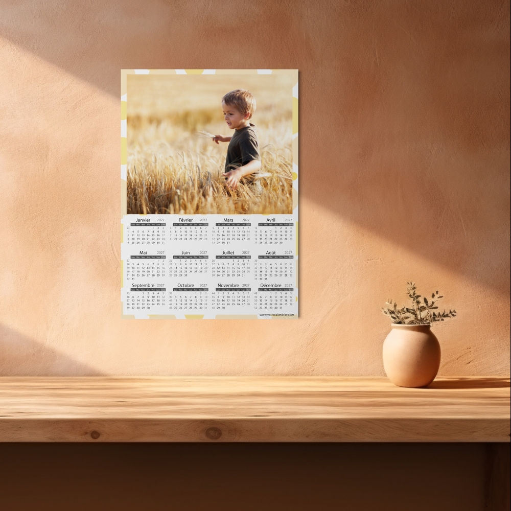 Calendrier poster photo