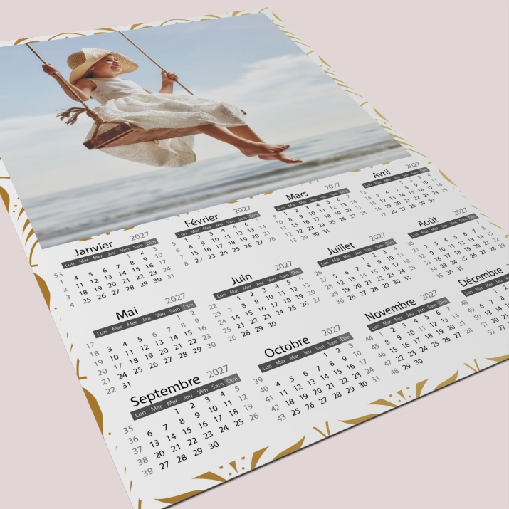 Calendrier poster photo
