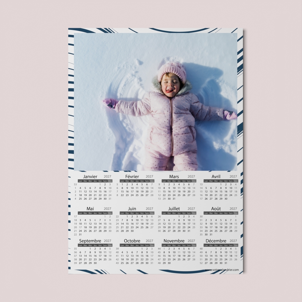 Calendrier poster photo