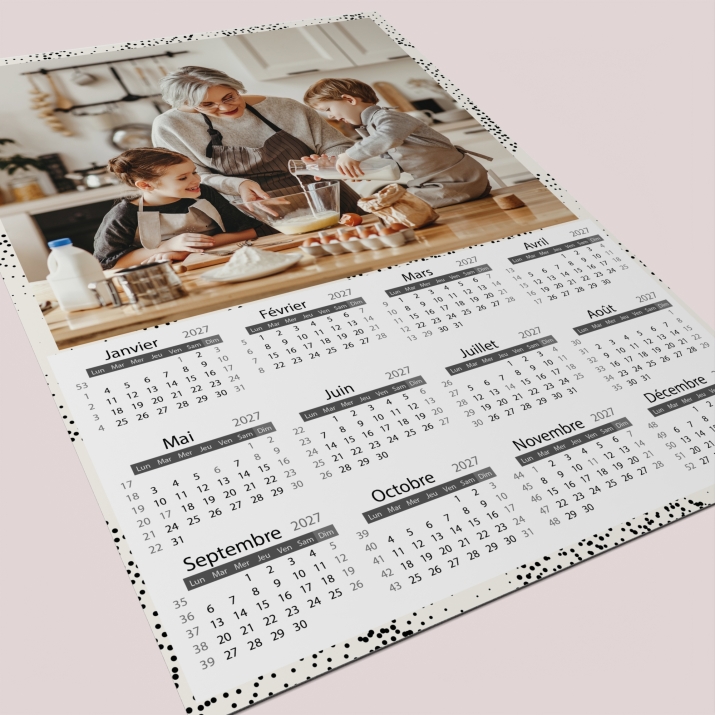 Calendrier poster photo