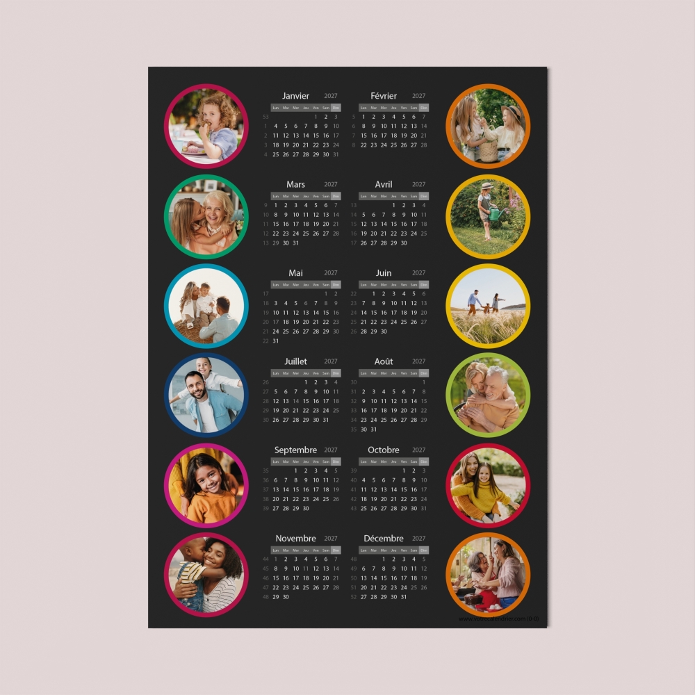 Calendrier magnétique