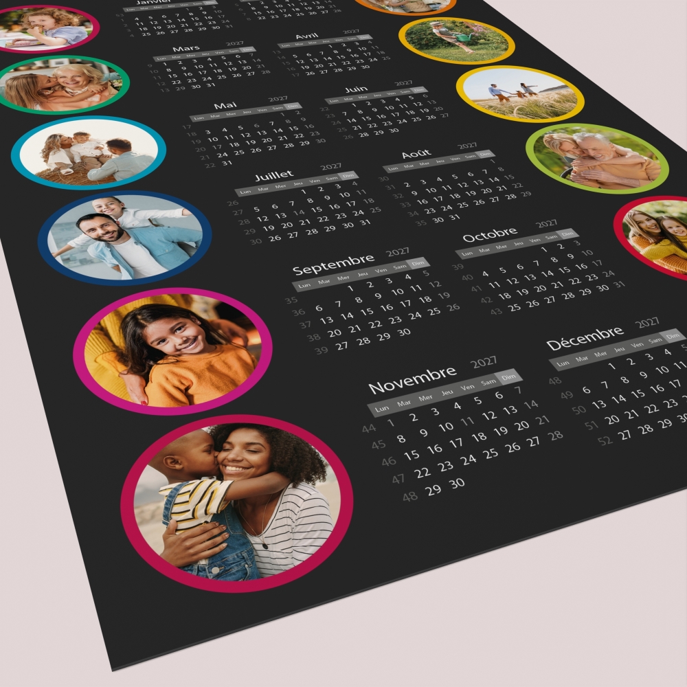 Calendrier magnétique