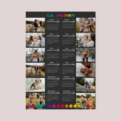 Calendrier magnétique