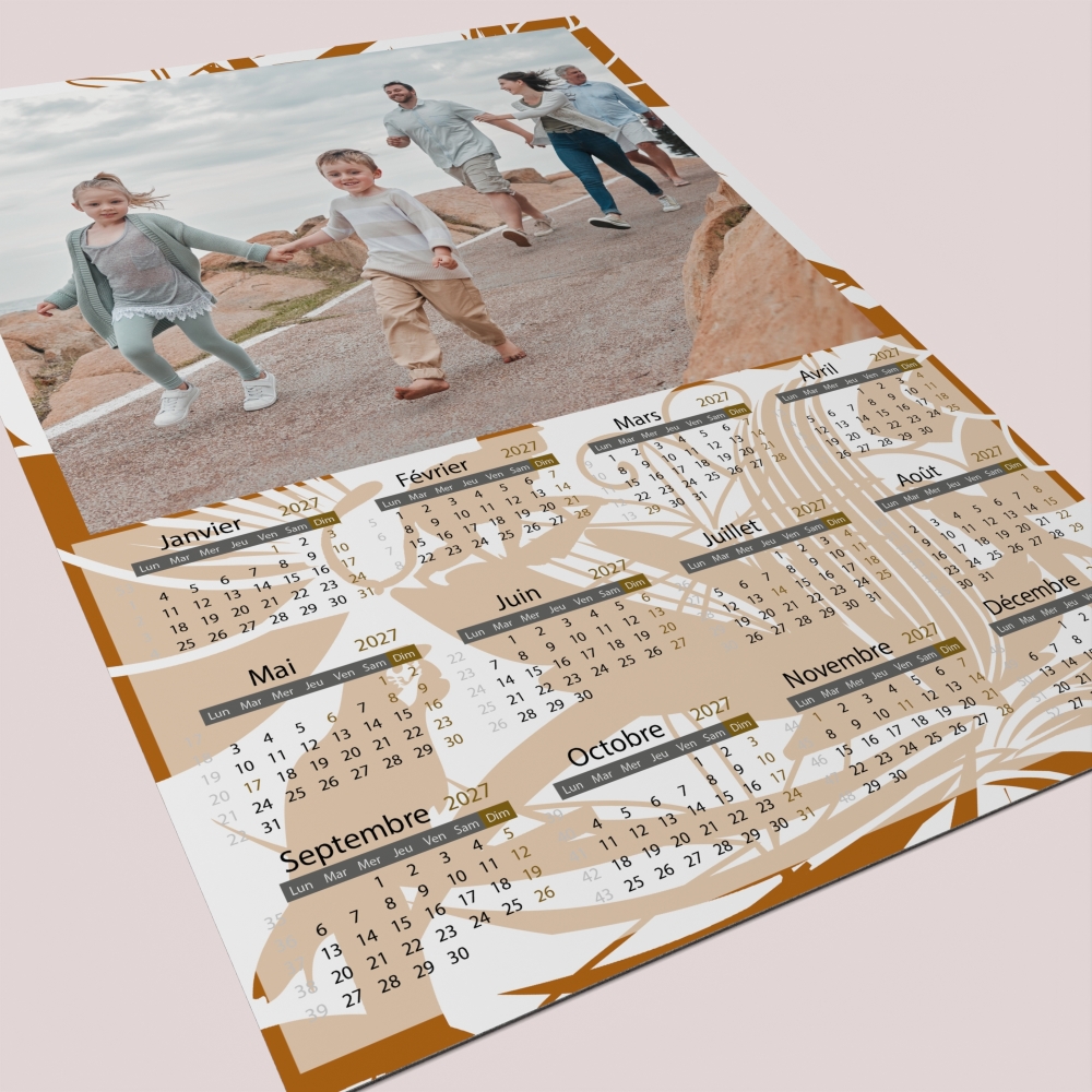 Calendrier poster photo