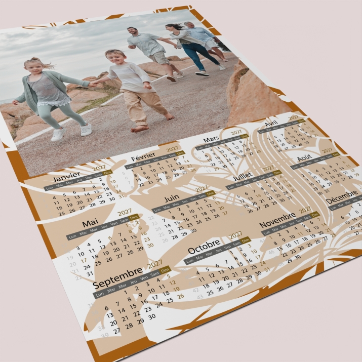 Calendrier poster photo