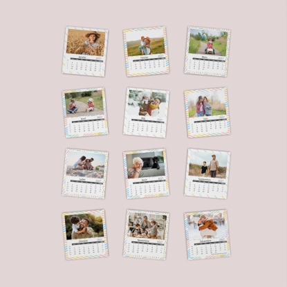 Calendriers magnétiques 12 planches