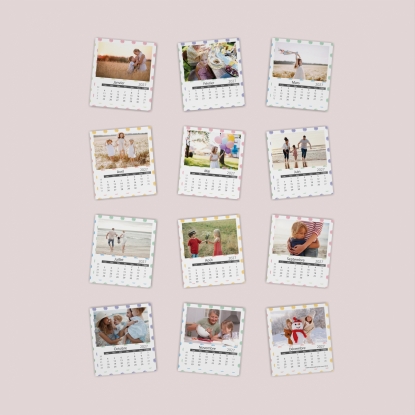 Calendriers magnétiques 12 planches