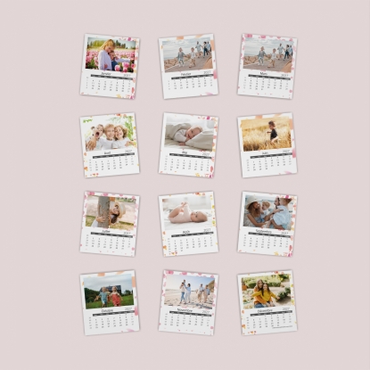 Calendriers magnétiques 12 planches