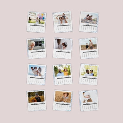 Calendriers magnétiques 12 planches