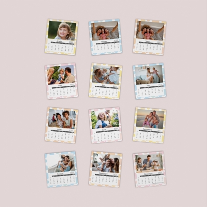 Calendriers magnétiques 12 planches