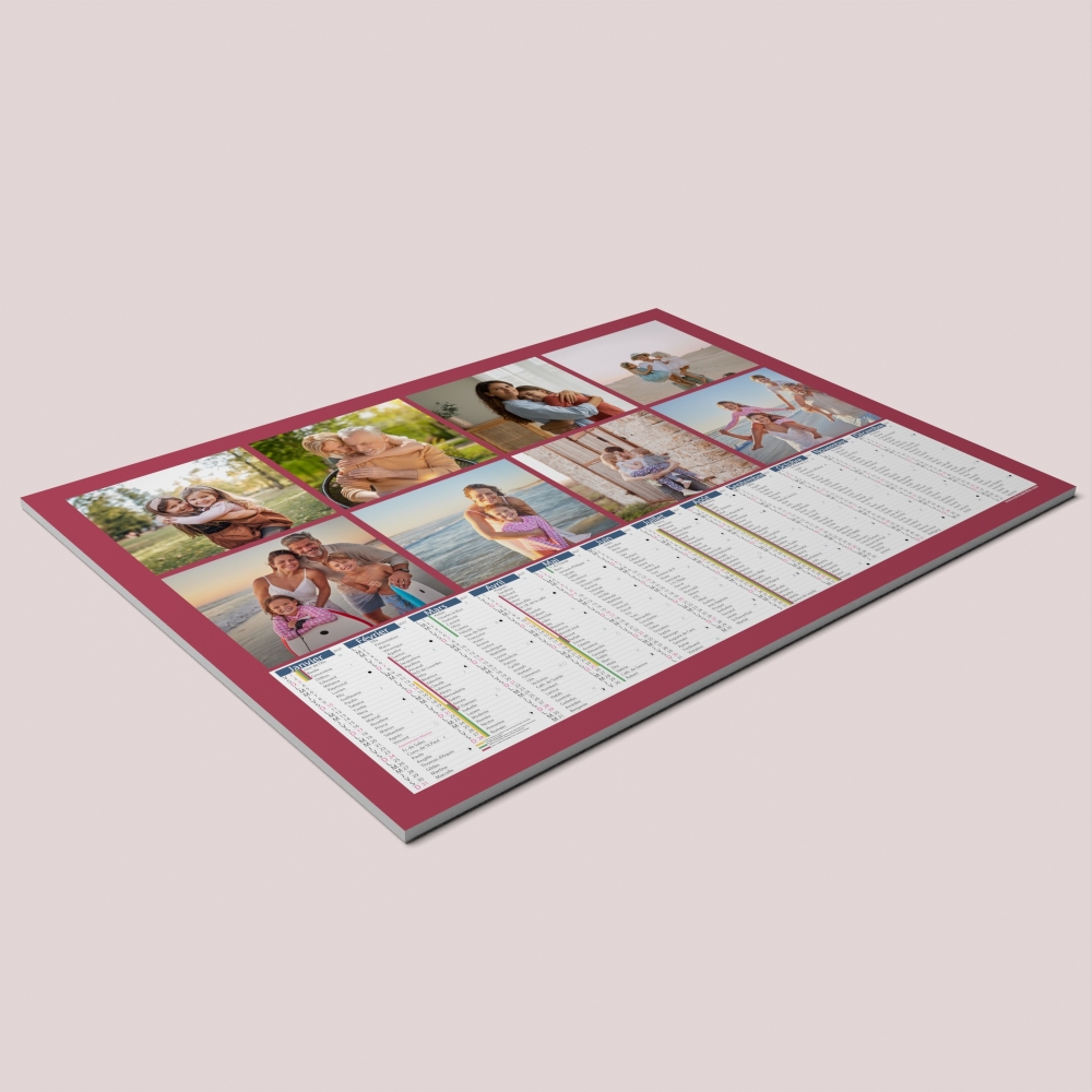 Calendrier photo bancaire