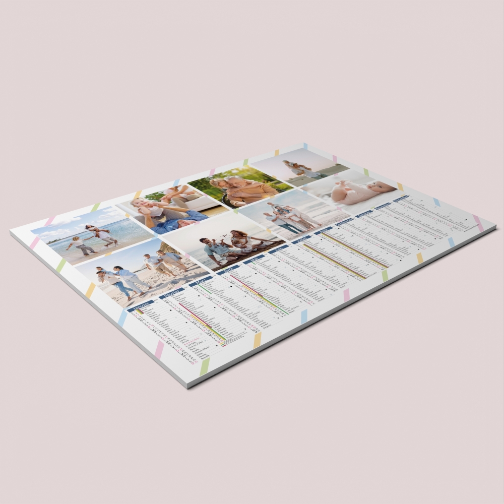 Calendrier photo bancaire