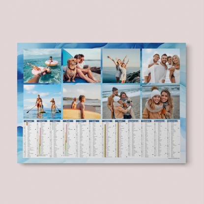 Calendrier photo bancaire