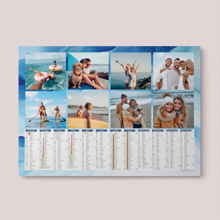 Calendrier photo bancaire