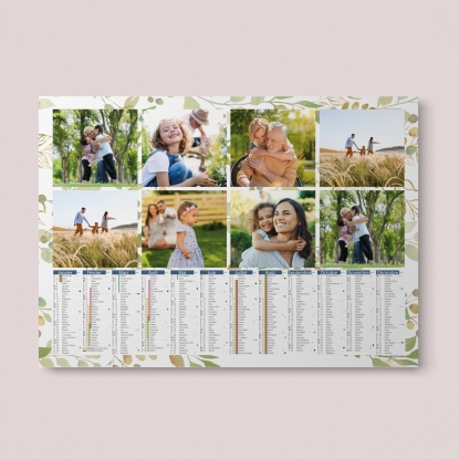 Calendrier photo bancaire