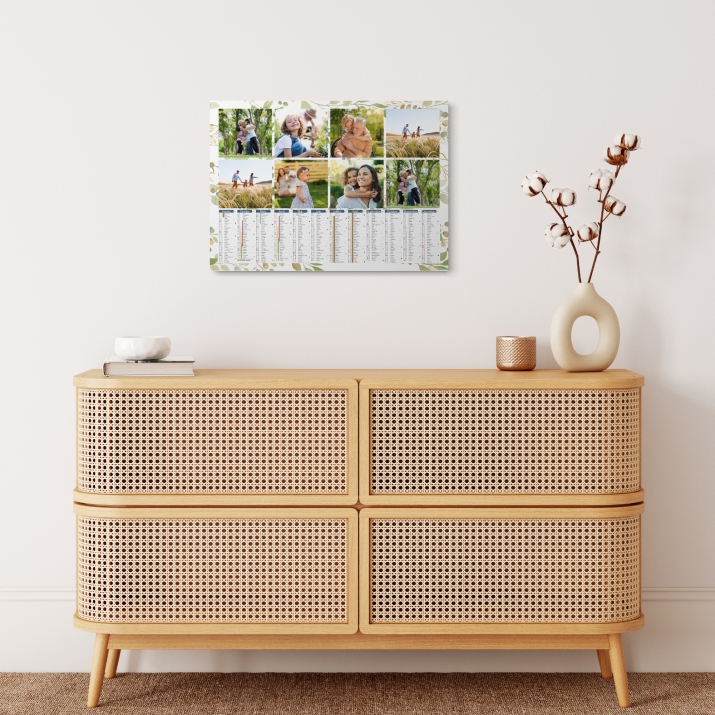 Calendrier photo bancaire